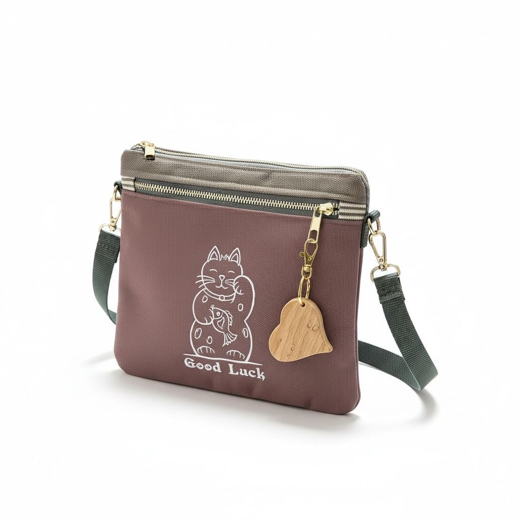 Maneki Neko Bag - Kahve
