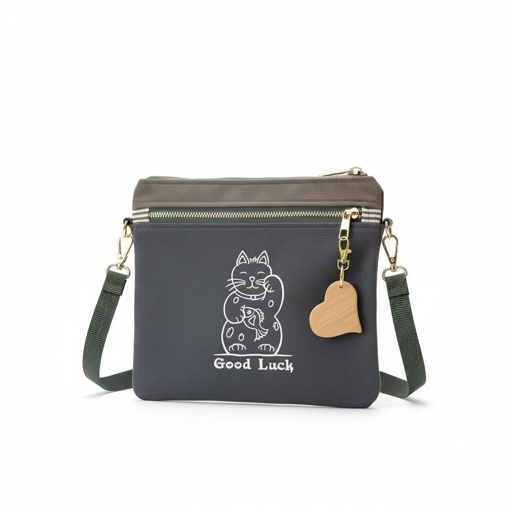 Maneki Neko Bag - Gri